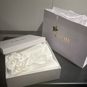 Dior clutch box and bag - with Dior star